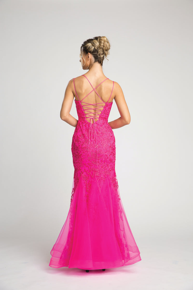Fiesta 67056 Glittering Mermaid Gown - NORMA REED