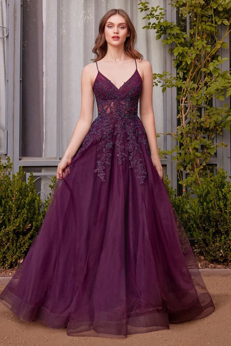 Andrea & Leo A1416 Lace & Tulle Gown - NORMA REED
