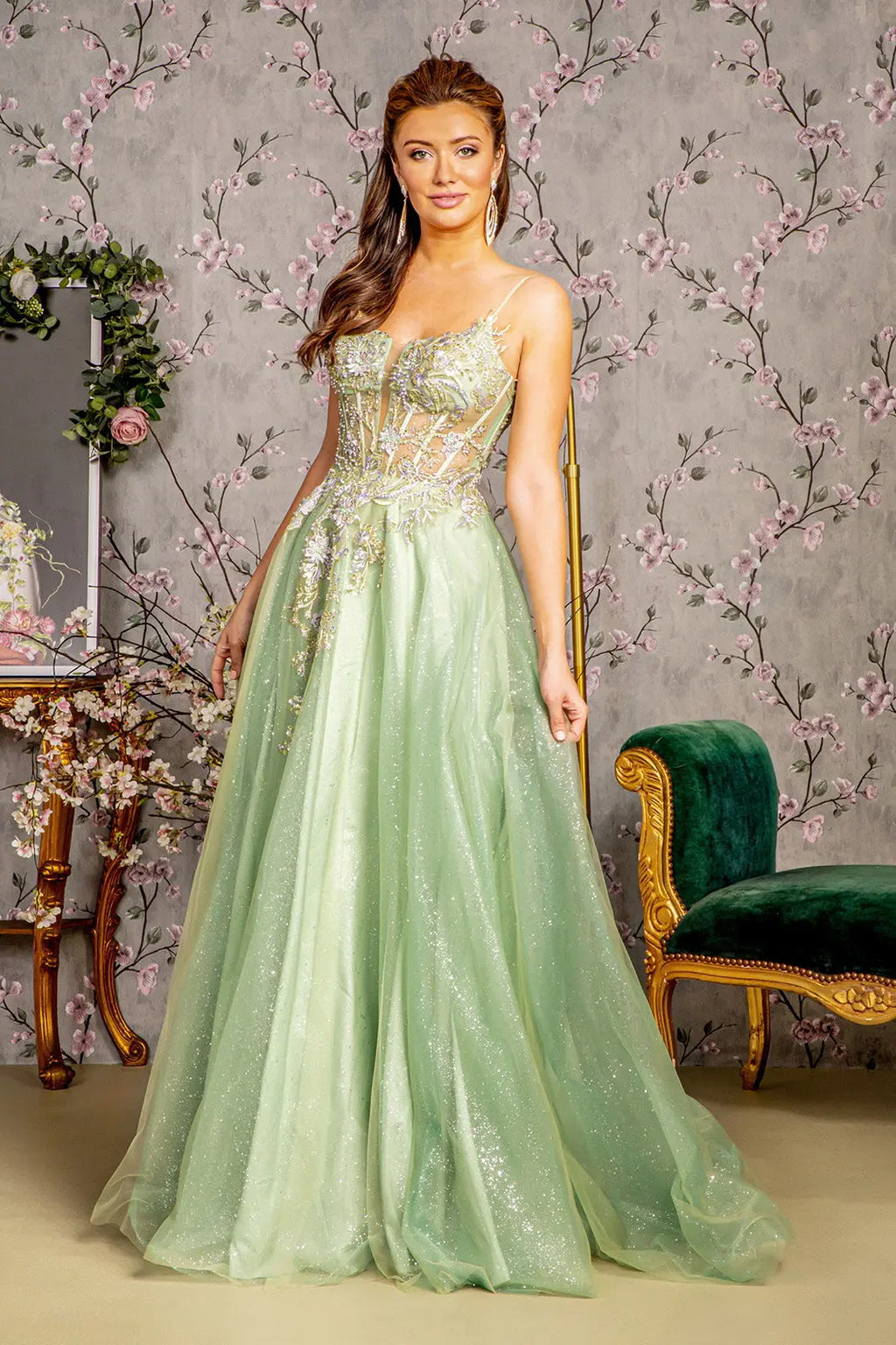 GLS by Gloria GL3453 Long Dress