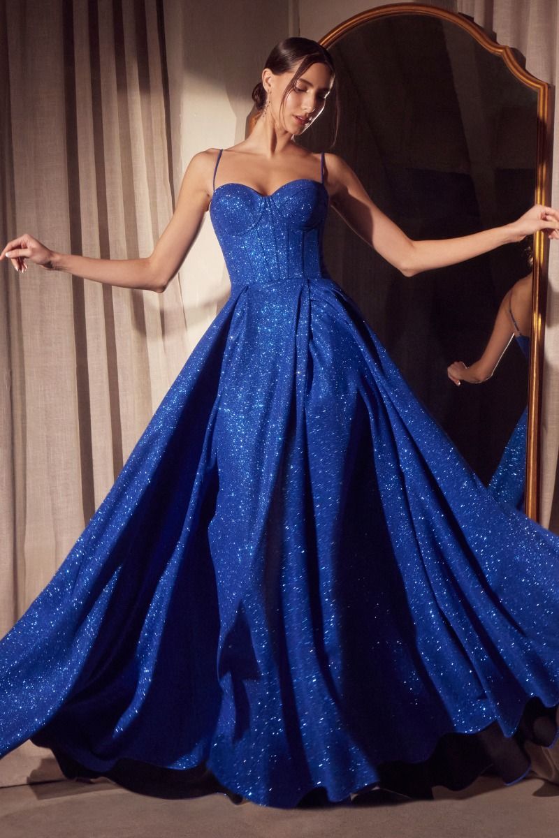Amoris T706 Shimmering A Line Gown - NORMA REED