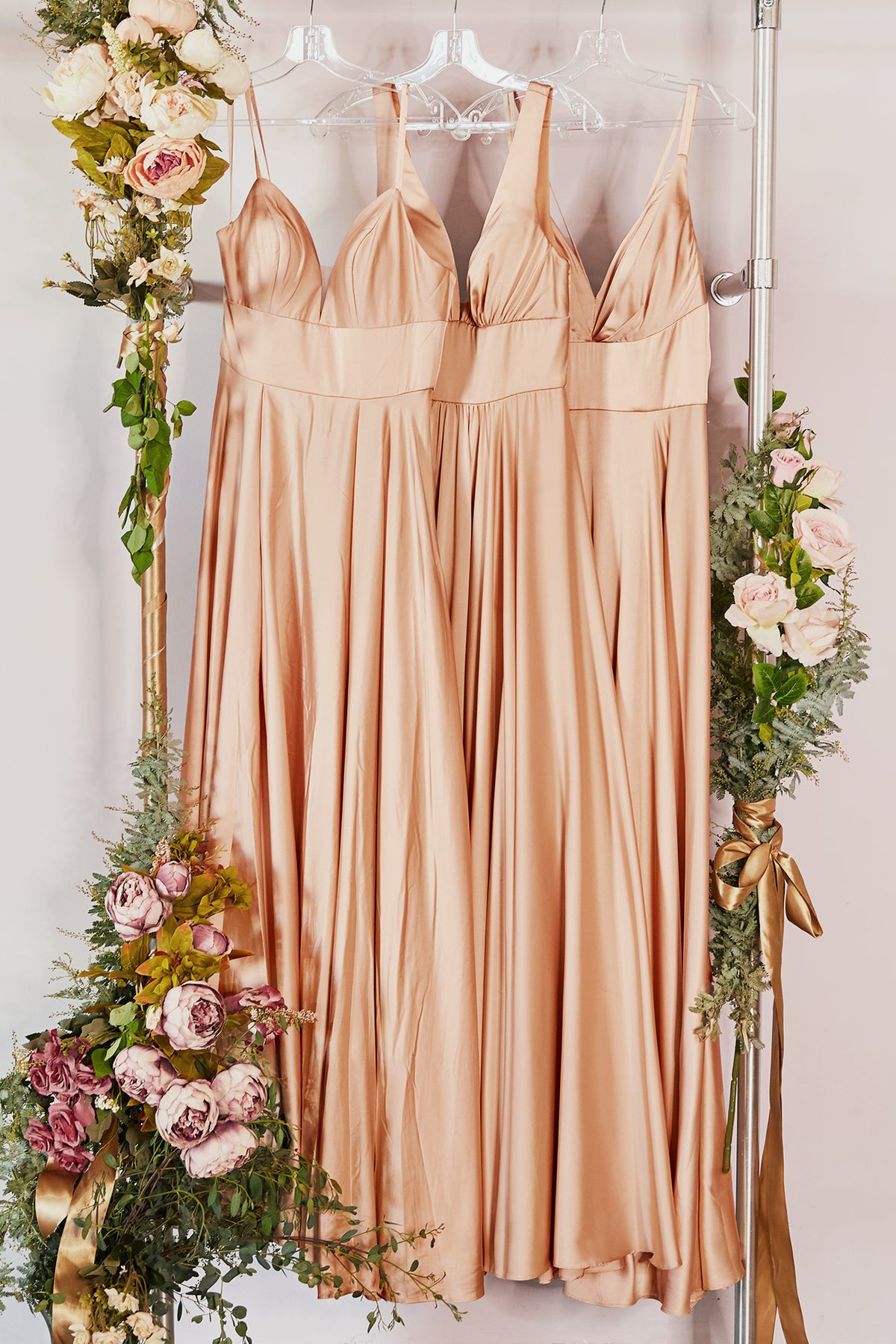 Nude Bridesmaid Dresses