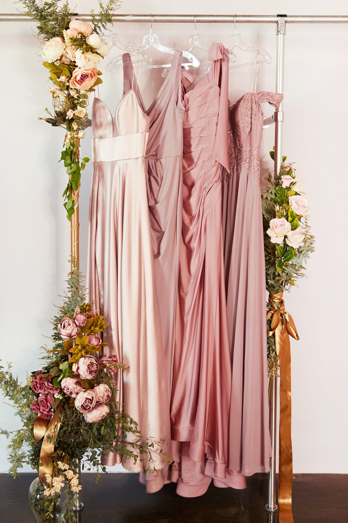 Rose Gold Bridesmaid Dresses