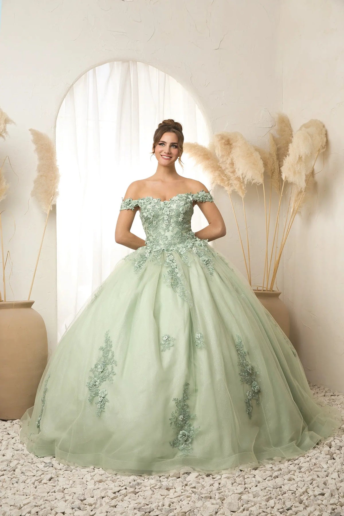 Fiesta 10280 Shimmering Quinceanera Ball Gown