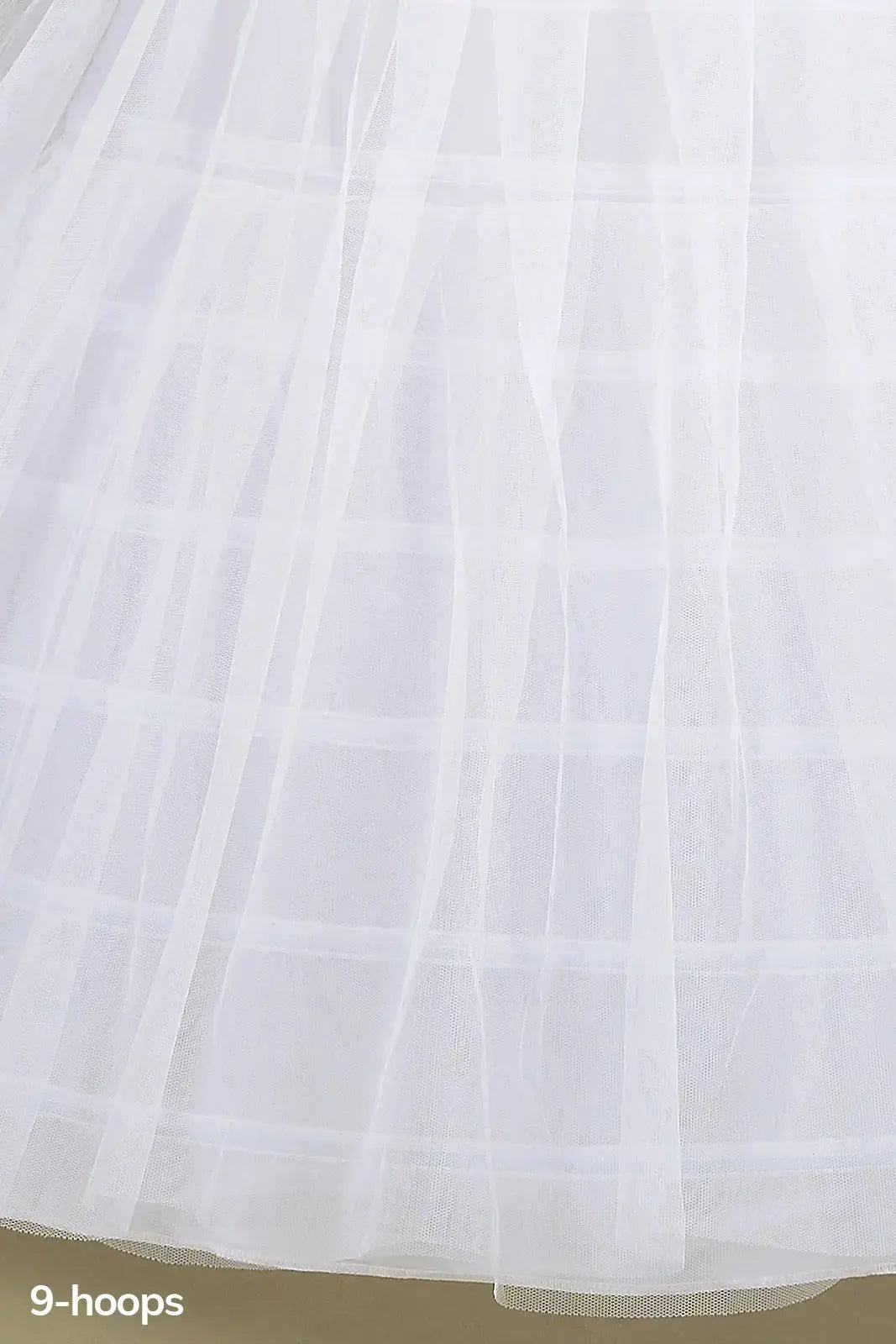 Elizabeth K GL9009 9-Hoops 2 Layers Tulle Petticoat | Puffy Quince Elizabeth K