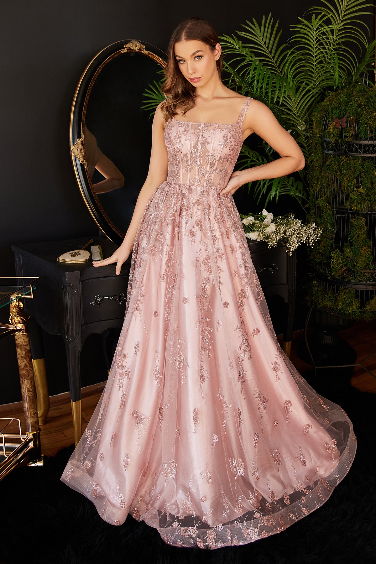 Cinderella Divine J840 Stunning Floral Gown - NORMA REED