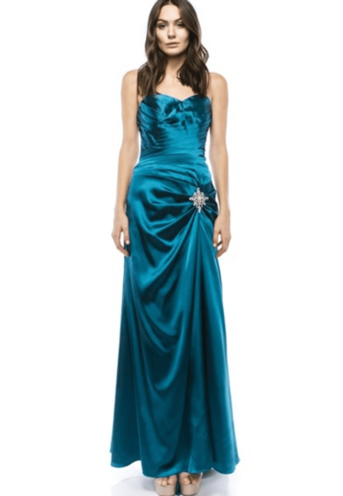 Long Satin Gown by Chicas - NORMA REED