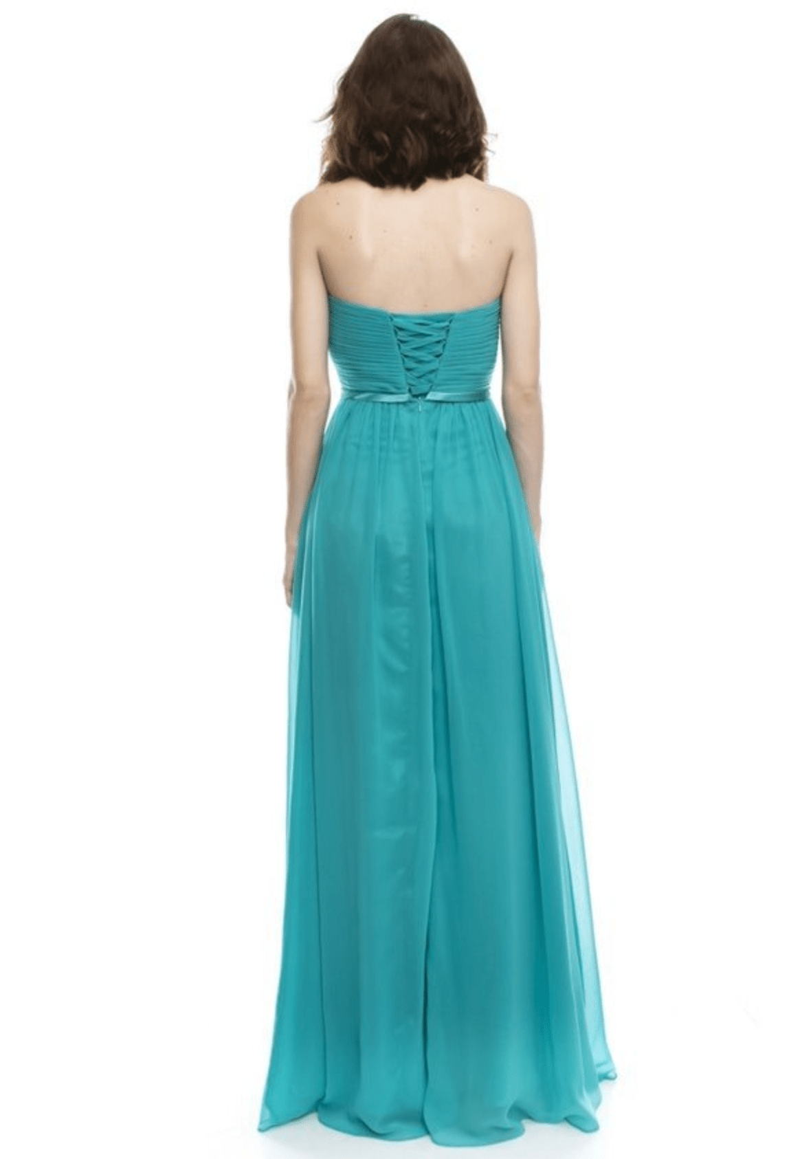 Strapless Chiffon Dress by Chicas | 16 Colors Collection 2 - NORMA REED