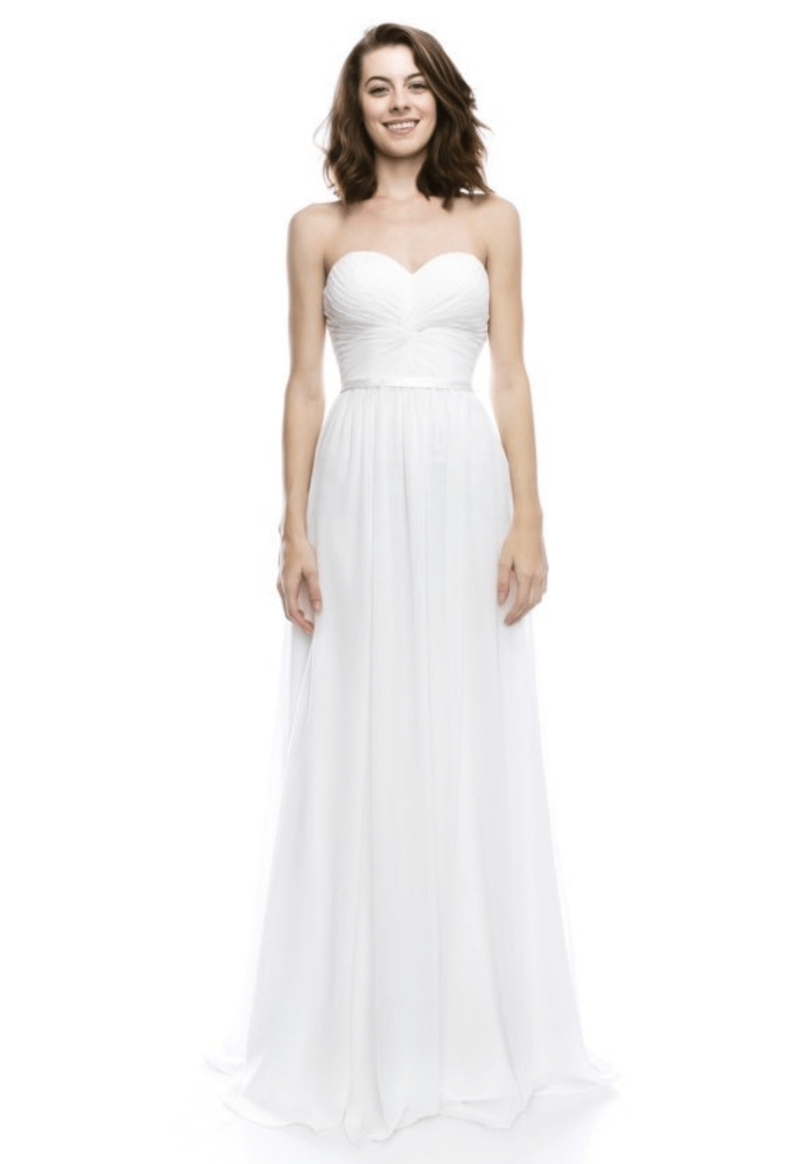 Strapless Chiffon Dress by Chicas | 16 Colors - NORMA REED