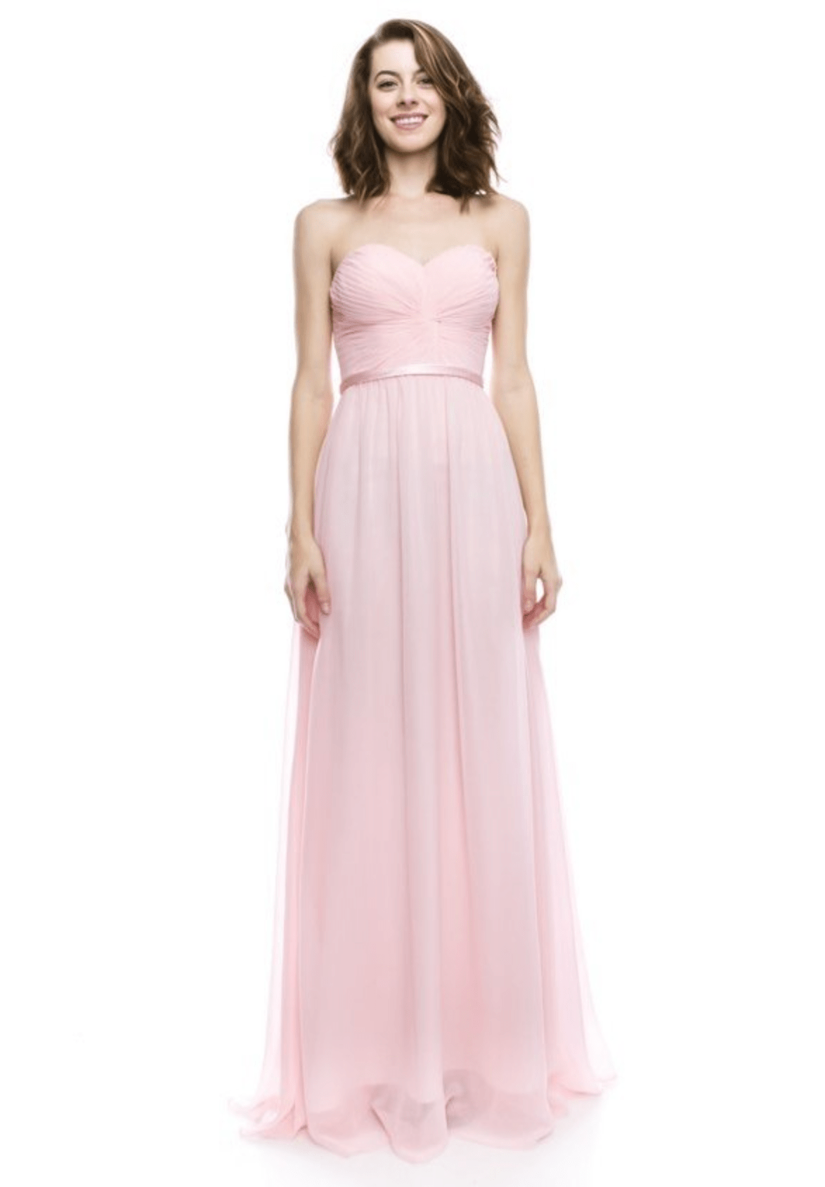 Strapless Chiffon Dress by Chicas | 16 Colors - NORMA REED