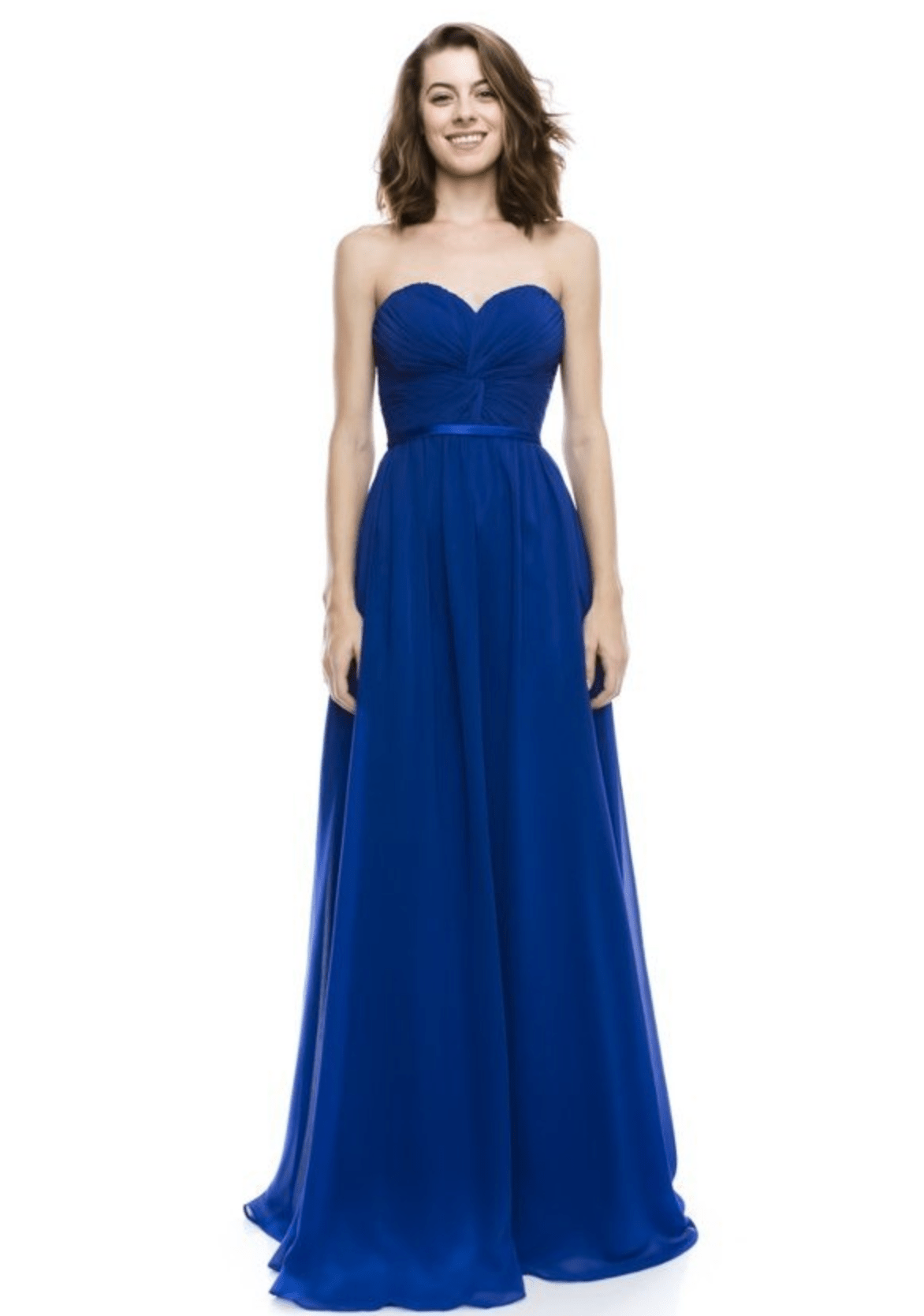 Strapless Chiffon Dress by Chicas | 16 Colors - NORMA REED