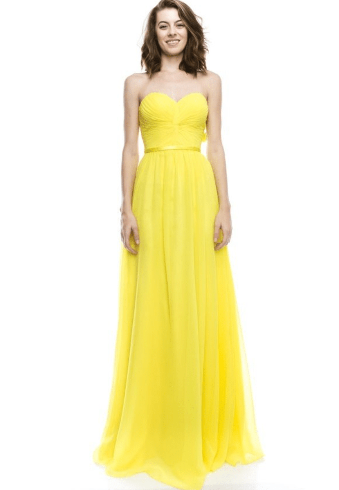 Strapless Chiffon Dress by Chicas | 16 Colors - NORMA REED