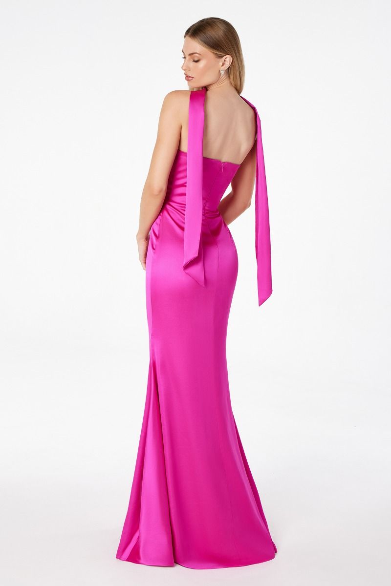 Amoris T201 Strapless Satin Dress