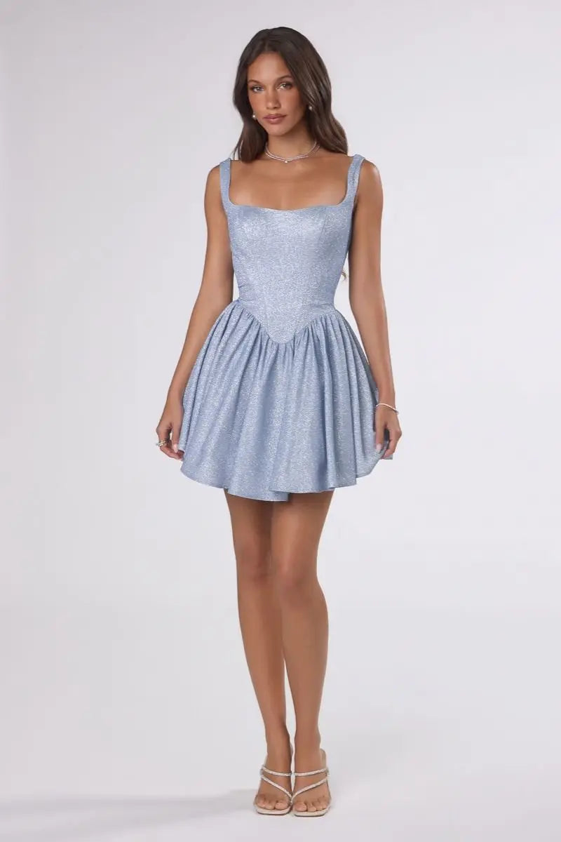 Amoris T738 Fit & Flare Mini Dress