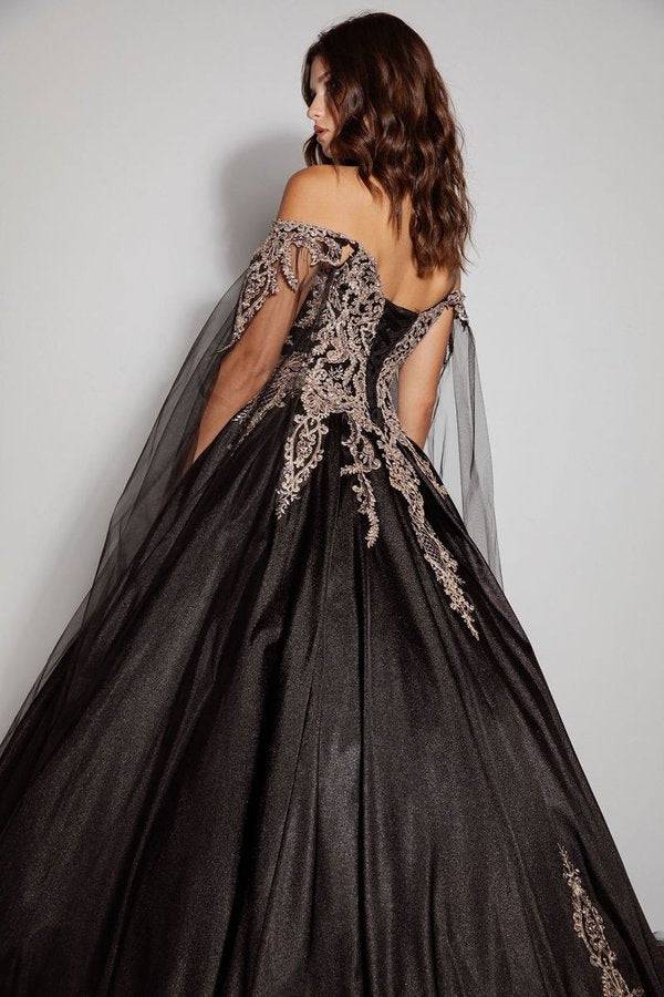 Eureka EK1002 Black Quinceanera Dress | Black Quinceanera Ball Gown - NORMA REED